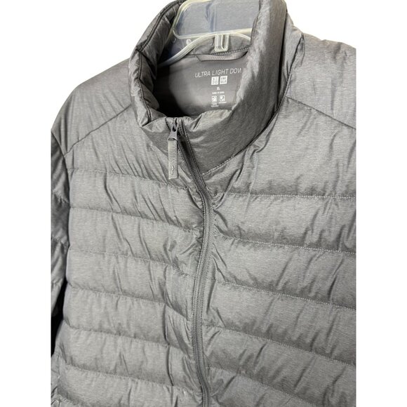 Uniqlo Ultra Light Down Packable Puffer Jacket Coat Gray Unisex Size XL Unworn - Picture 2 of 9